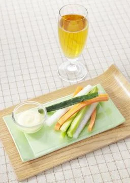 Vegetable sticks Stock Photos