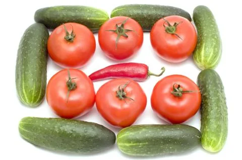 Vegetable still life Stock Photos