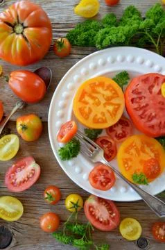 Vegetable on table kitchen look amazing and beautiful Stock Photos