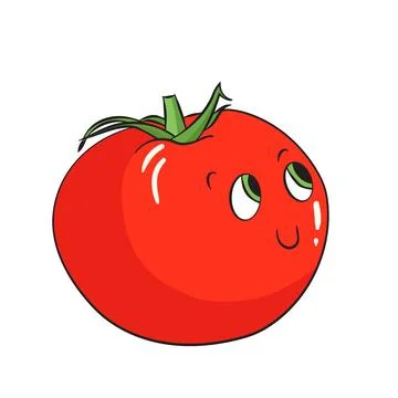 Vegetable tomato vector illustration Stock Illustration