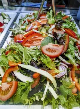 Vegetable tossed salad Stock Photos
