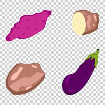 Vegetable Vector Bundle Stock Illustration