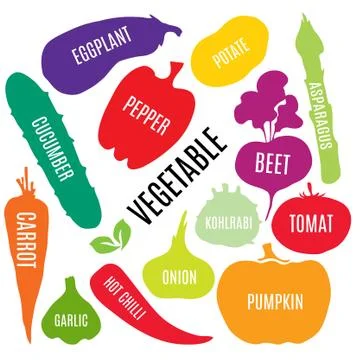 Vegetable vector icon Stock Illustration