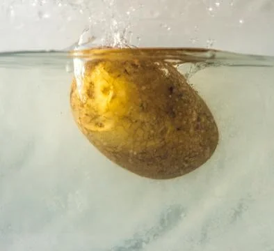 Vegetable water splash Stock Photos