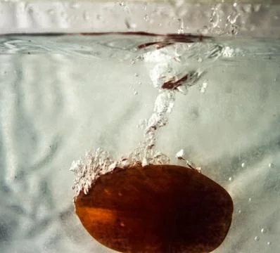 Vegetable water splash Stock Photos