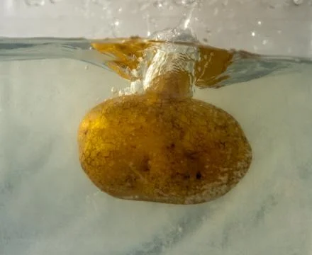 Vegetable water splash Foto stock