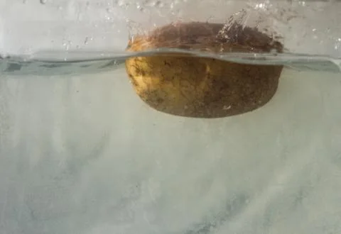 Vegetable water splash Stock Photos