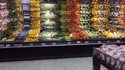 Vegetables and fruit Stock Footage 285978693