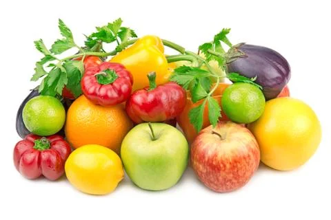 Vegetables and fruits Stock-Fotos