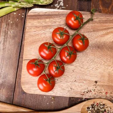 Vegetables and spices Stock Photos