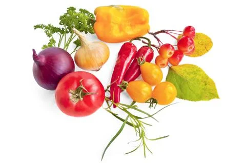 Vegetables with apples Stock Photos