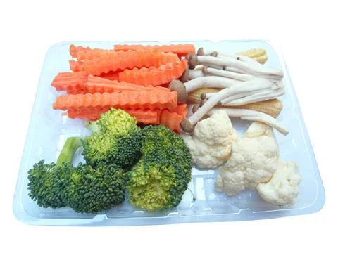 Vegetables are placed Stock Photos