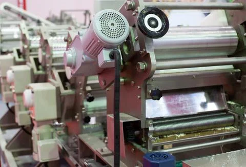 Vegetables automated processing machines Stock Photos