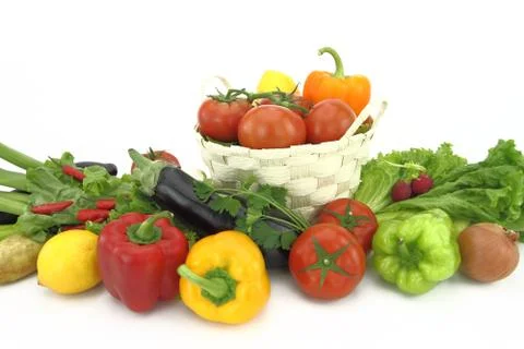 Vegetables banner Stock Photos
