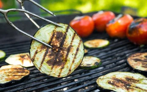 Vegetables barbecue Stock Photos