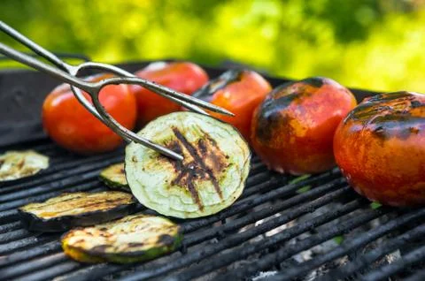 Vegetables barbecue Stock Photos