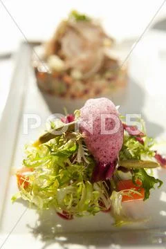 Vegetables with bebt butter Stock Photos