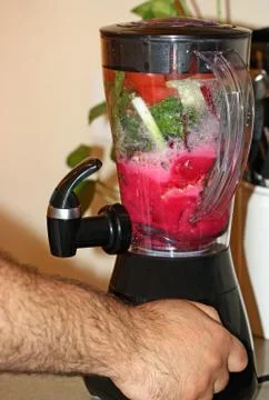 Vegetables in Blender Stock Photos
