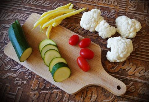 Vegetables on the board Foto stock