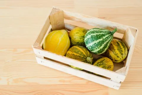 Vegetables in a box Foto stock