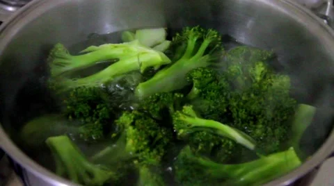 Vegetables broccoli cooking2 库存影片 40590035