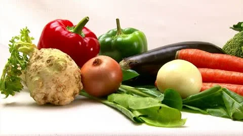 Vegetables, camera dolly Video stock 10730826