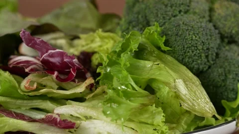 Vegetables close-up camera pan Stock Footage 183554719