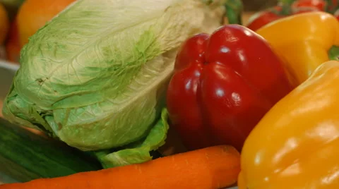 Vegetables close-up cooking. Stock Footage 62844017