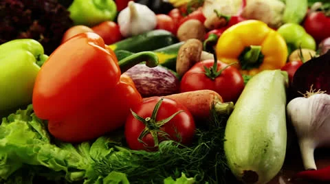 Vegetables. Close-up Stock Footage 24338923