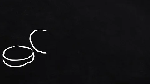 Vegetables composition - self-drawing lines Stock Footage 110958085