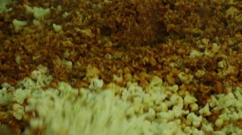 Vegetables cooked in a big pot 스톡 동영상 50325595