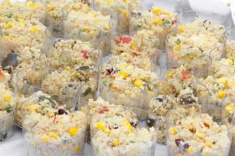 Vegetables couscous Stock Photos