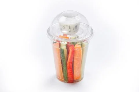 Vegetables in a cup Stock Photos