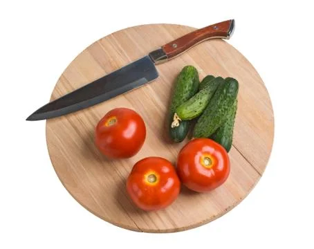 Vegetables on a cutting board Stock-Fotos