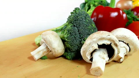 Vegetables, dolly shot Video stock 698898