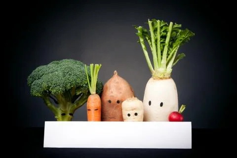 Vegetables With Eyes 写真素材