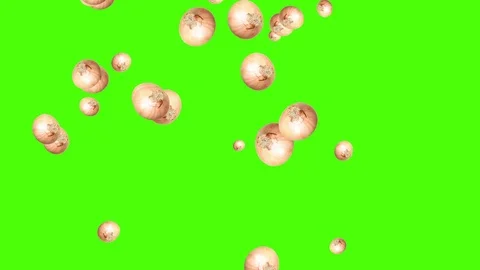 Vegetables falling animation chroma key element loop, onions Video stock 126927860