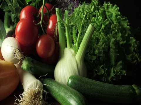 Vegetables 스톡 동영상 75197800