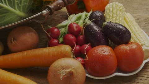 Vegetables Stock Footage 98295382