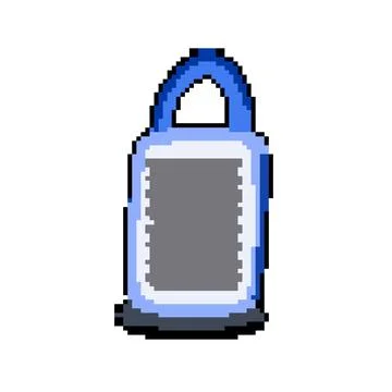 Vegetables grater pixel art vector illustration Stock Illustration