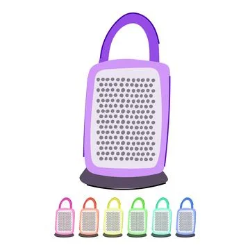 Vegetables grater vector cartoon graphic Illustration