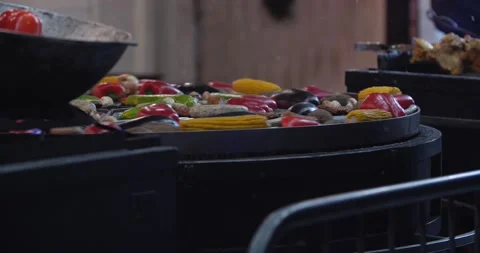 Vegetables grill Vidéo 197109095