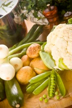 Vegetables at harvest time Foto stock