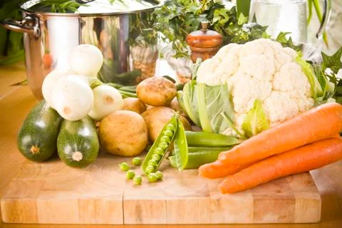 Vegetables at harvest time Foto stock
