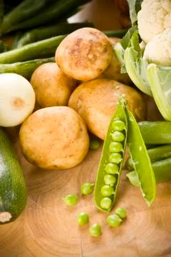 Vegetables at harvest time Foto stock