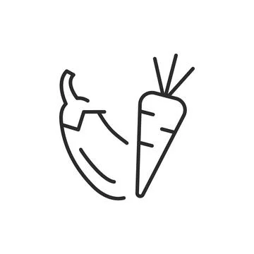 Vegetables icon Stock Illustration