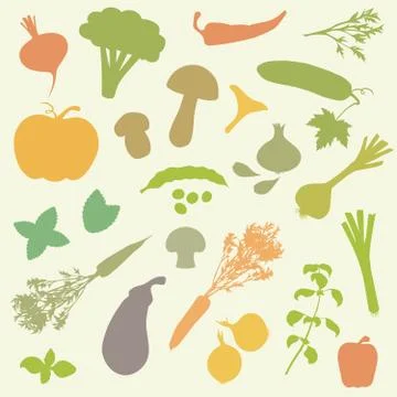 Vegetables Stock Illustration