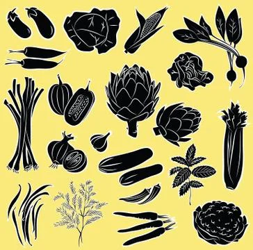 Vegetables 스톡 일러스트