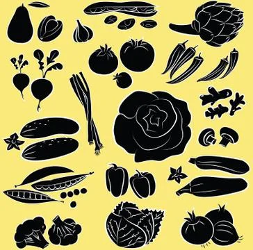 Vegetables 스톡 일러스트