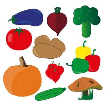 Vegetables Stock Illustration